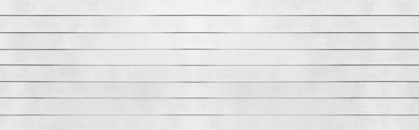 Panorama Vintage New White Wooden Fence Texture Background Seamless — Stock Photo, Image