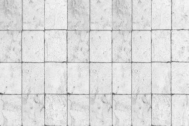 Beyaz terracotta duvar kiremitleri dokusu ve arkaplanı pürüzsüz