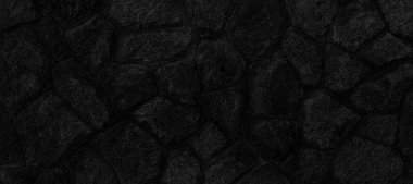 Bina dış siyah granit blok duvar dokusu ve arkaplanı pürüzsüz