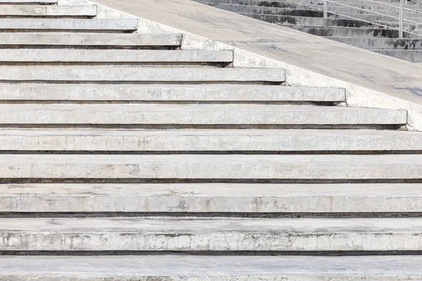 Scala Marmo Bianco Pavimento Granito All Aperto — Foto Stock