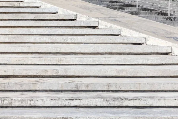 Escalier Marbre Blanc Plancher Granit Extérieur — Photo