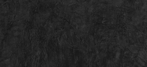 ダークグレーの黒スレートの背景や質感のパノラマ 黒御影石スラブ背景 — ストック写真