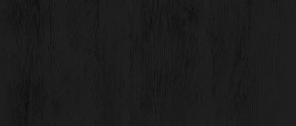 ブラックヴィンテージの木製テーブルトップパターンのテクスチャとシームレスな背景のパノラマ — ストック写真
