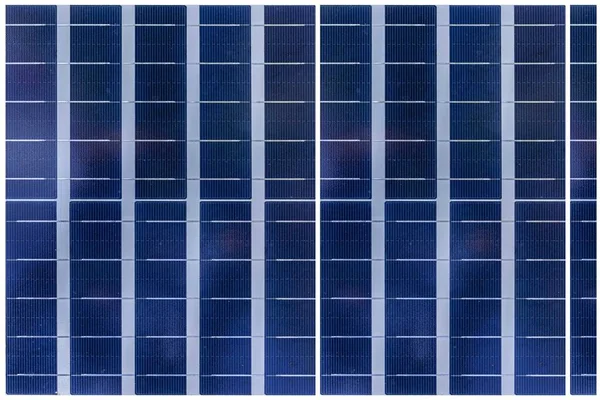 Close Blue Solar Cell Metal Plate Pattern Background Seamless — Stock Photo, Image