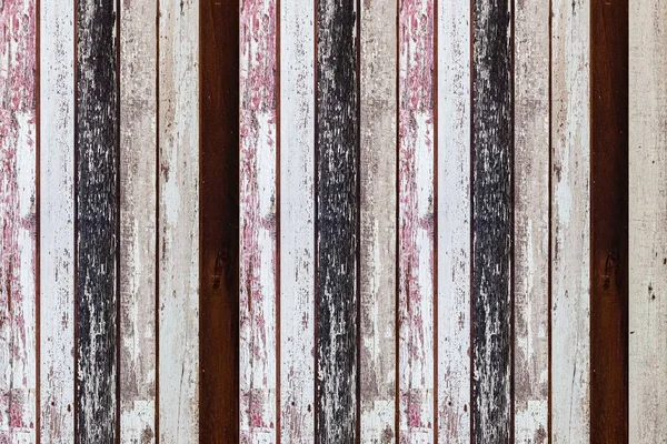 Starý Dřevěný Dům Zeď Mnoha Barvami Stylu Vintage Textury Pozadí — Stock fotografie