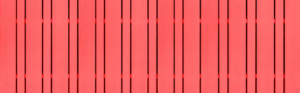Panorama Vieux Motif Mur Bois Vintage Rouge Fond Sans Couture — Photo