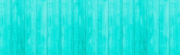 Panorama Old Blue Vintage Wooden Wall Pattern Seamless Background — Stock Photo, Image