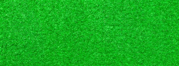 Panorama Nového Zeleného Umělého Trávníku Podlahové Textury Pozadí Hladké — Stock fotografie