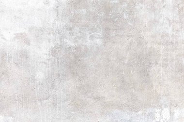 Beyaz gri beton doku, pürüzlü beton taş duvar, eski ve kirli dış duvar yüzeyi, soyut doğa, kusursuz arka plan.