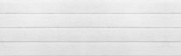 Panorama New White Vintage Wooden Wall Pattern Seamless Background — Stock Photo, Image