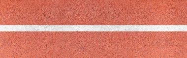 Panorama of A close up of white lines running track pattern and background seamless clipart