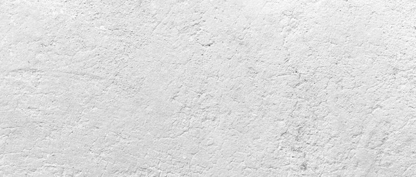 Panorama Des Murs Béton Sont Peints Blanc Avec Une Texture — Photo