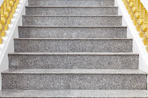 Лестница Белого Мрамора Открытый Гранитный Пол — стоковое фото