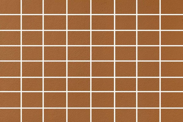 Vintage Brown Smooth Kitchen Wall Tiles Pattern Background Seamless — Stock Photo, Image