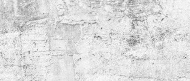 Eski beton duvar manzarası beyaza boyanmış, boya dokusu ve arka plan soyulmuş.