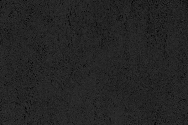 Mur Ciment Est Peint Noir Avec Une Texture Motif Fond — Photo