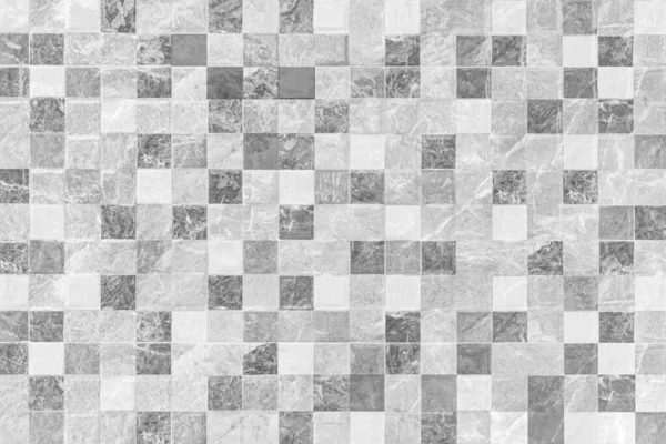 Vintage Negro Blanco Patrón Pared Cocina Del Mosaico Fondo Sin — Foto de Stock