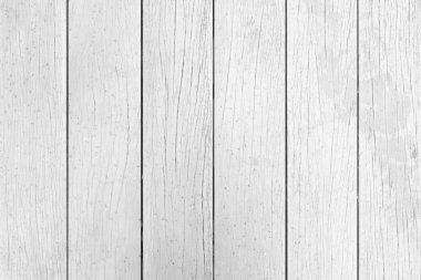 Eski beyaz, eski, ahşap duvar deseni ve pürüzsüz arka plan.