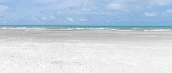 Playa Paradisíaca Tropical Con Costa Arena Blanca Costa Para Turismo —  Fotos de Stock