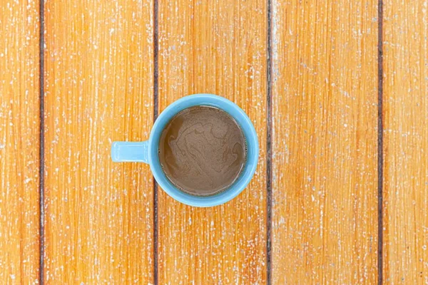 Coffee Mug Placed Wood Table Top — Stock Photo, Image