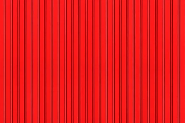 Kırmızı Boyanmış Galvanize Çit Dokusu Arkaplanı Pürüzsüz — Stok fotoğraf