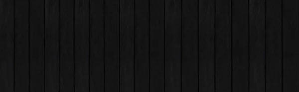Panorama Starego Czarnego Vintage Drewniany Wzór Ściany Bezszwowe Tło — Zdjęcie stockowe
