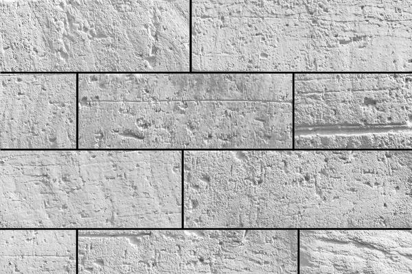 Textura Moderna Pared Ladrillo Blanco Para Fondo — Foto de Stock