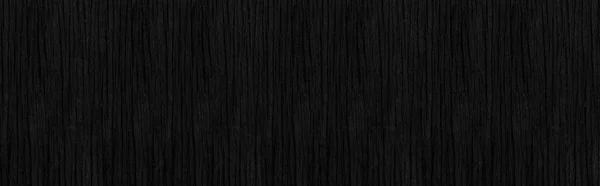 Panorama Black Vintage Wooden Table Top Pattern Texture Seamless Background — Stock Photo, Image