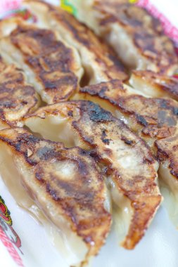 Asya meze menüsü kızartılmış hamur tatlısı