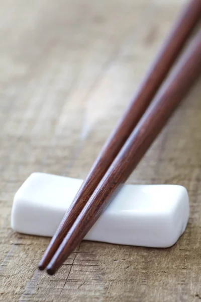 Καφέ ξύλινων chopsticks — Φωτογραφία Αρχείου