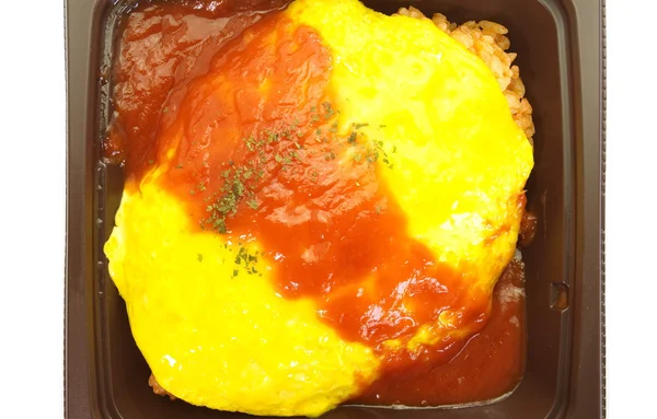 Omelete de cozinha japonesa — Fotografia de Stock