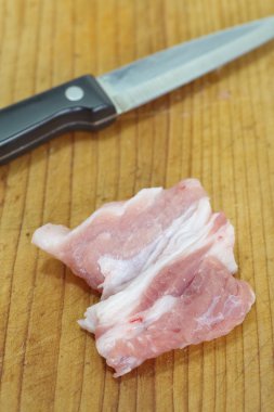 Taze kırmızı kıyılmış et