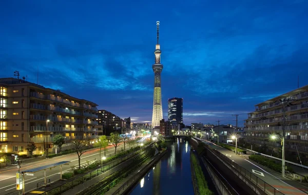 Tokyjskou sky tree — Stock fotografie