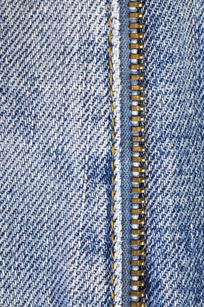 Blue denim jeans detail — Stock Photo, Image