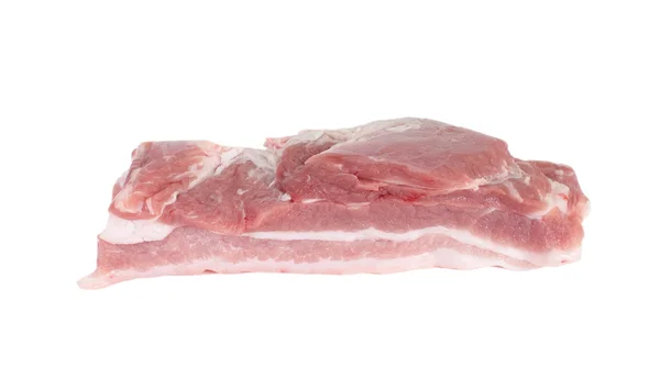 Streaky pork or pork belly — Stock Photo, Image