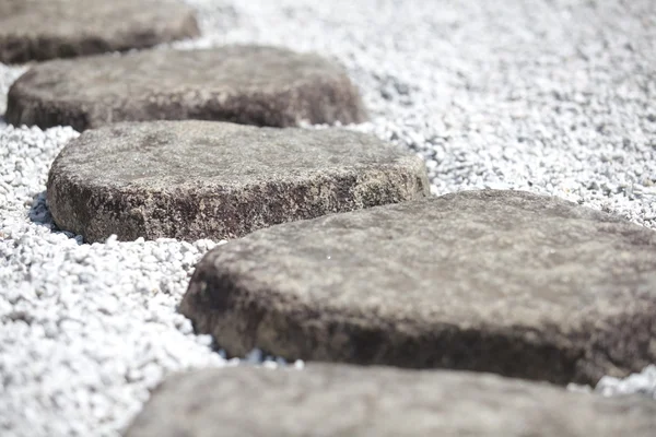 Zen stone path — Stock Photo, Image