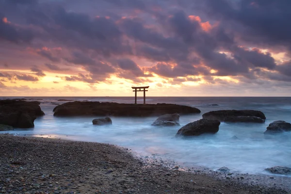 Porte traditionnelle japonaise — Photo