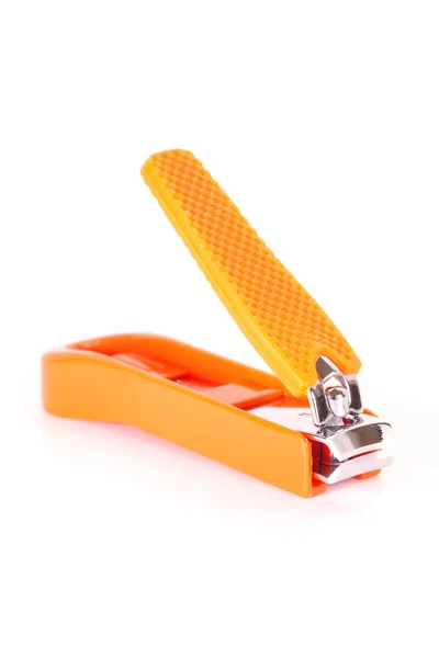 Orange nail clipper — Stock Photo, Image