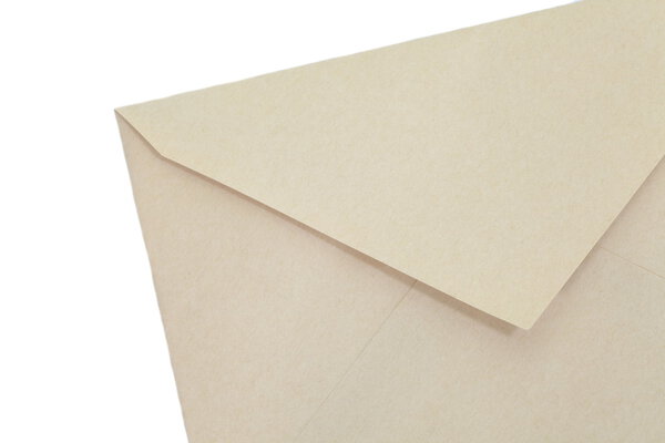 Empty brown paper envelope