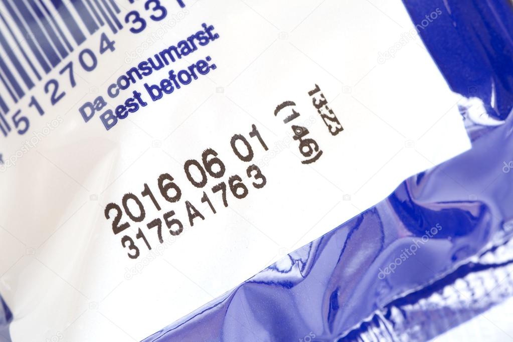 Expiry date on product box