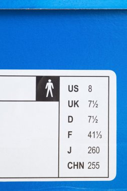 Ayakkabı boyutu standartları