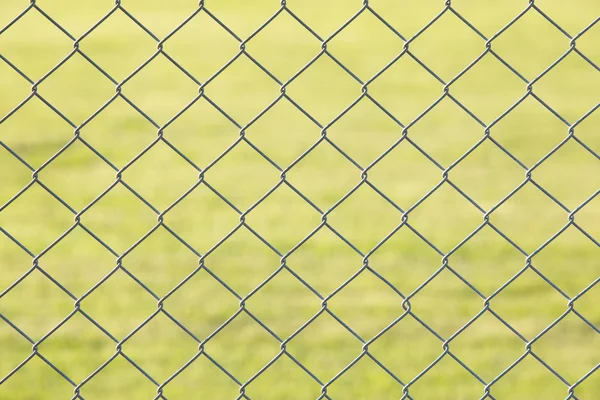 Kovové pletivo plotu — Stock fotografie