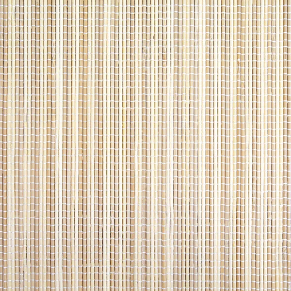 Tapete de palha marrom de bambu — Fotografia de Stock