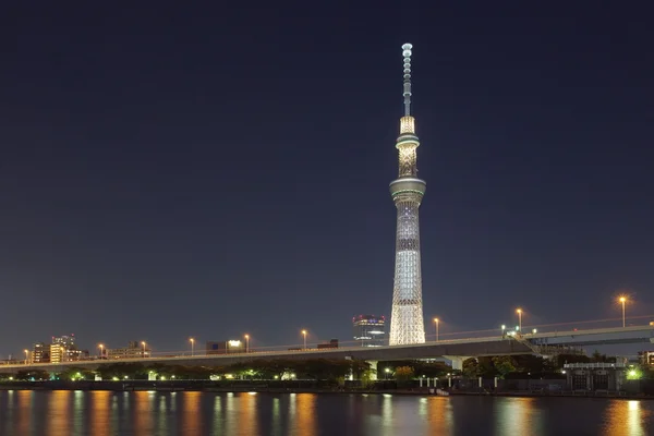 Tokyjskou sky tree — Stock fotografie