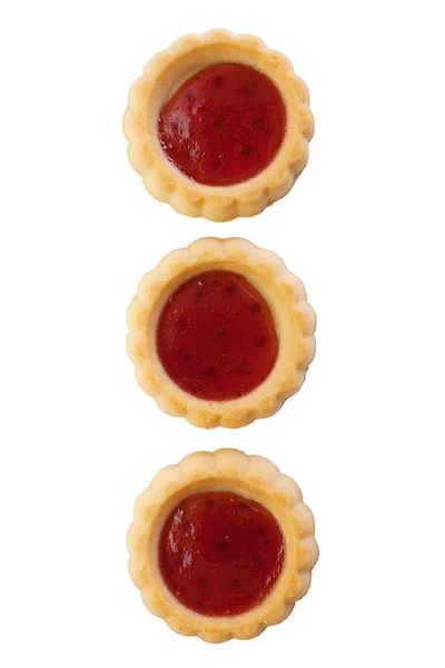 Marmelade in weichen leckeren Torten — Stockfoto