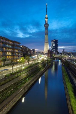 Tokyo Skytree görünümünü