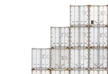 Yığın beyaz kapları