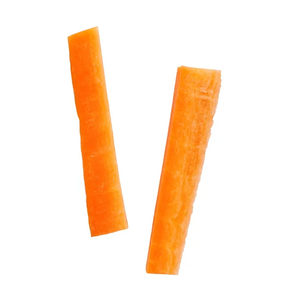 Нарізаної свіжої морквою — стокове фото