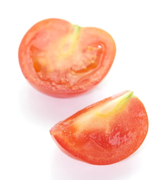 Tomates cereja de fatia fresca — Fotografia de Stock