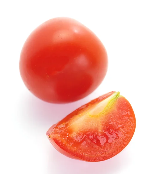 Färsk skiva cherry tomat — Stockfoto